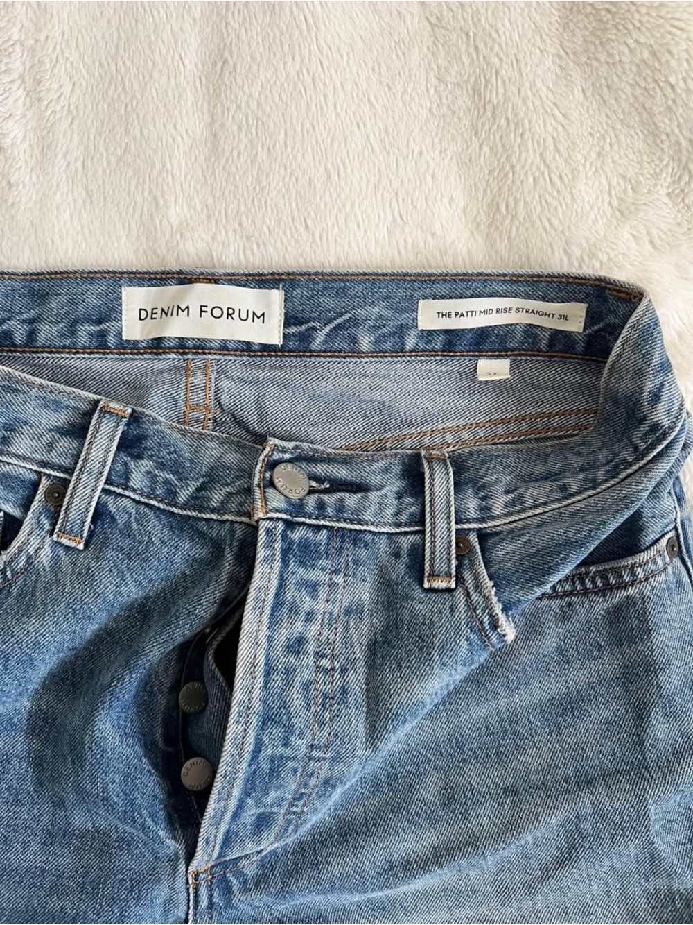 Denim Form Wide Leg mid-rise jeans - Picture 4 of 6
